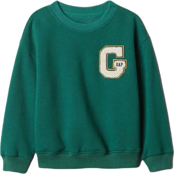 GAP BABY Dětská mikina, zelená, velikost 4Y