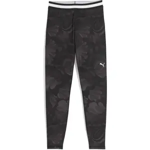 Puma STRONG FLORAL RIBBON TIGHT - AOP 7/8 W Dámské legíny, černá, velikost