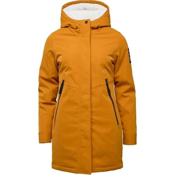 LOAP NABRA Dámský kabát, žlutá, velikost