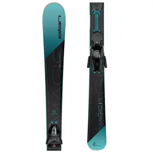Elan MAGIC LS + EL 9.0 GW Sjezdové lyže, černá, velikost