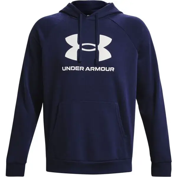 Under Armour RIVAL Pánská mikina, tmavě modrá, velikost S