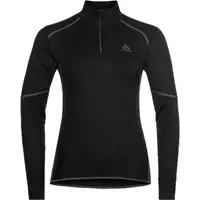 Odlo BL TOP TURTLE NECKL/S HALF ZIP ACTIVE X Dámské tričko, černá, velikost