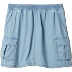 GAP DENIM CARGO Dívčí sukně, světle modrá, velikost