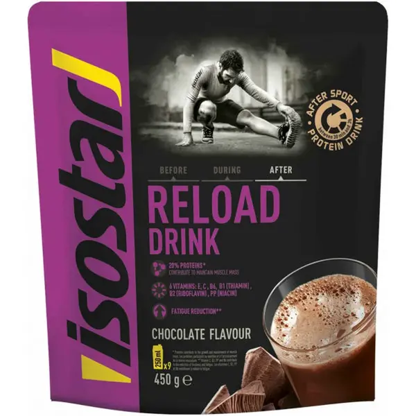 Isostar AFTER SPORT DRINK 450 G ČOKOLÁDA Proteinový nápoj v prášku, , velikost 450 G