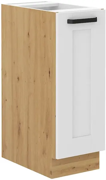 Spodní skříňka Luna 30 D CARGO BB Barva korpusu: Dub artisan, Barva dvířek: Bílá