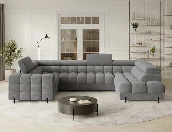 Sedací souprava Fectory Provedení: Pravá U, látka: Royal 3