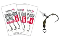 Trakker náväzce koncová časť ronnie hook section barbed 3 ks - veľkosť háčika 8