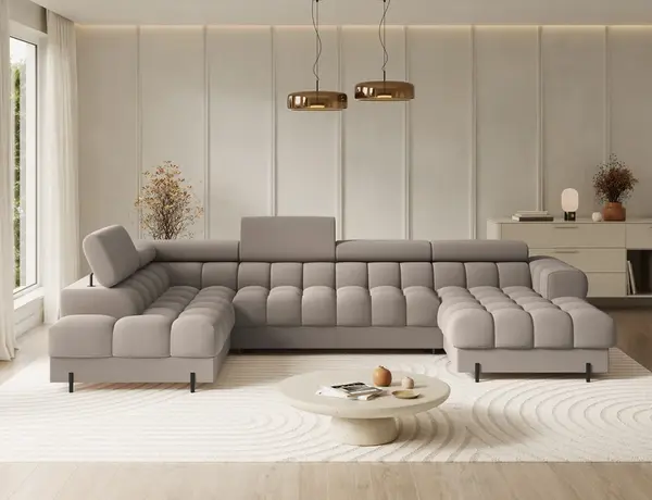 Sedací souprava Feraria Provedení: Pravá U, látka: Sola 18