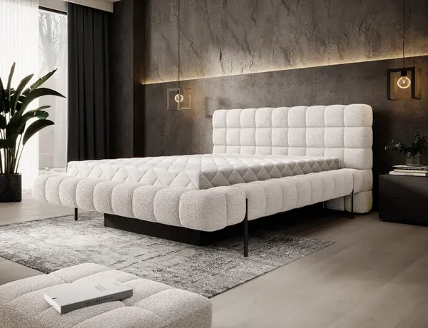 Postel Magentta - kovový rám Rozměr: 140 x 200 cm, látka: Royal 18