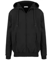 Pri Men's warm sweatshirt with a hood, plain, one-color