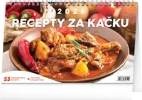 Recepty za kačku 2026 - stolní kalendář