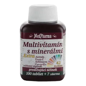 MedPharma Multivitamin s minerály – 42 složek, 107 tablet