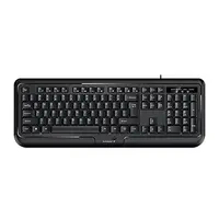 Genius KB-118 II, klávesnice CZ/SK, klasická, voděodolná typ drátová (PS/2), černá