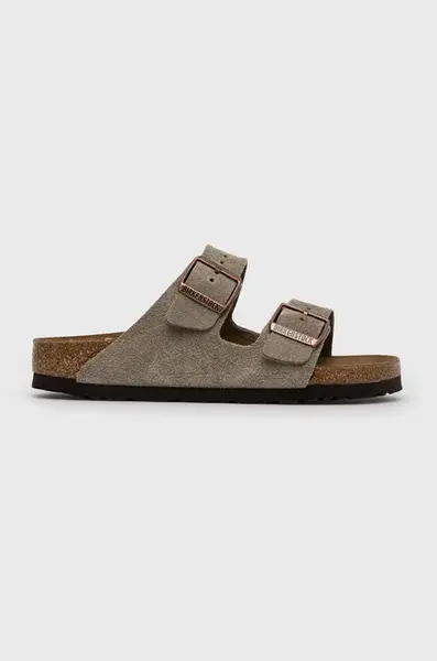 Semišové šľapky Birkenstock Arizona BS