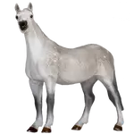 Kůň orlovský klusák figurka