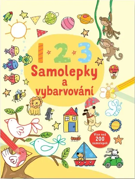 123 Samolepky a vybarvovaní - Lamb Stacey, Claire Ever