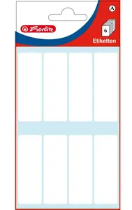 Herlitz - Etikety kancelářské bílé 19x50mm