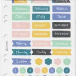 Samolepky Filofax - Plánování (multi-fit)