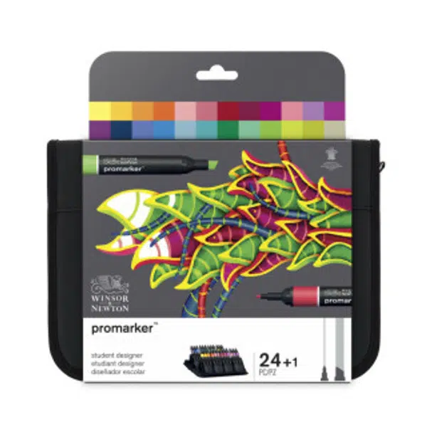 Sada popisovačů WN Promarker 24ks Wallet Student designer