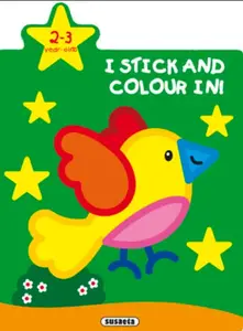 I stick and colour in! - Bird 2-3 year