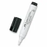 Široký popisovač bílý Faber-Castell