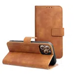 Flipové pouzdro TENDER Book pro Xiaomi Redmi 14C, hnědá