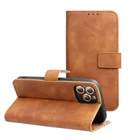 Flipové pouzdro TENDER Book pro Xiaomi Redmi 14C, hnědá