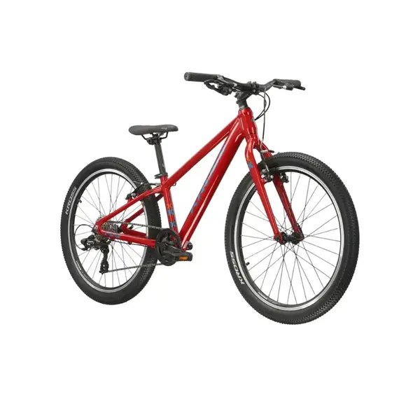 Juniorské kolo Kross LEVEL JR 1.0 24" Gen 007 S (12", 130-150 cm) červená/marinová/lesk