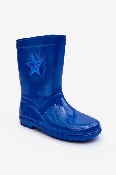 PG3 Dětské gumové holínky modré Malvi
