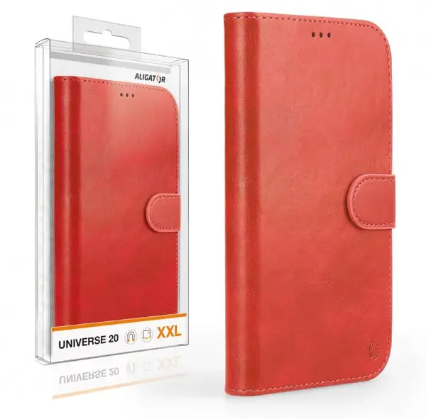 Flipové pouzdro ALIGATOR UNIVERSE 20, velikost XXL, červená