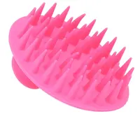 Silikonový masážní kartáč na pokožku hlavy Eurostil Professional - růžový (09127/63)