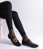 Gemre Black ballerinas with patent toe fastened with Velcro Jaures