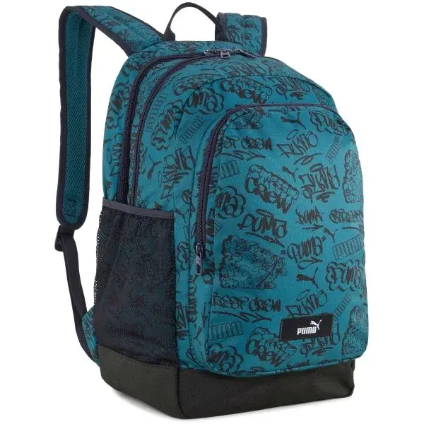 Puma ACADEMY ALL OVER PRINT Batoh, tyrkysová, velikost