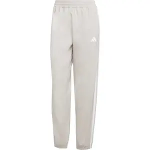 adidas TRAIN ESSENTIALS 3 STRIPES WOVEN W Dámské kalhoty, béžová, velikost