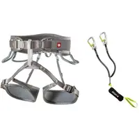 OCÚN VIA FERRATA TWIST SET Ferratový set, černá, velikost