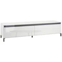 Xora NÍZKÁ KOMODA, bílá, vysoce lesklá bílá, 200/50/40 cm