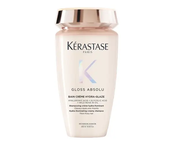 Hydratační a rozjasňující šampon pro pevné a krepaté vlasy Kérastase Gloss Absolu Bain Créme Hydra-Glaze - 250 ml + dárek zdarma