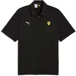 Puma FERRARI RACE CLOUDSPUN POLO Pánske polo tričko, čierna, veľkosť