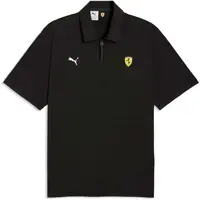 Puma FERRARI RACE CLOUDSPUN POLO Pánske polo tričko, čierna, veľkosť