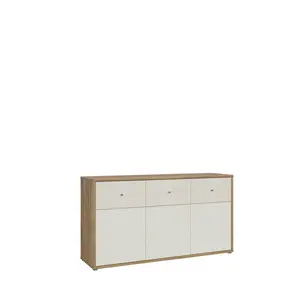 Xora KOMODA, barvy dubu, pískové barvy, 154,2/83,1/42 cm