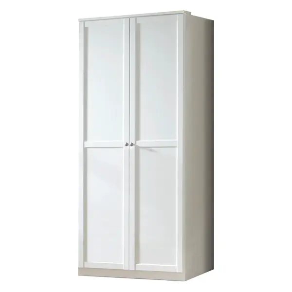 ŠATNÍ SKŘÍŇ, bílá, 90/198/58 cm