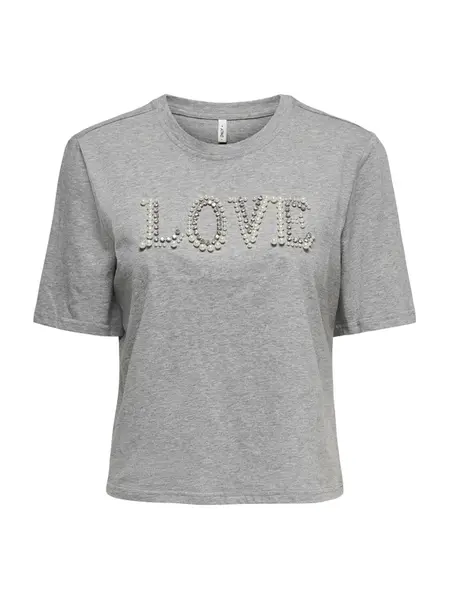 ONLY Tričko 'ONLALICE'  sivá melírovaná