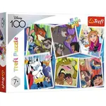 Trefl Puzzle 200 - Disney hrdinové / Disney 100