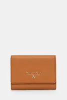 Kožená peněženka Patrizia Pepe béžová barva, CQ7081 L001