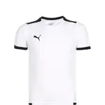 PUMA Funkčné tričko 'TeamLiga'  sivá / čierna / biela