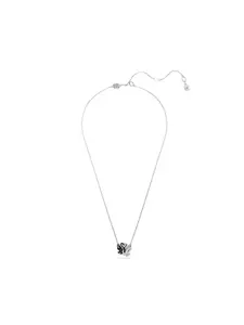 Swarovski Retiazka 'Swan'  čierna / strieborná / biela