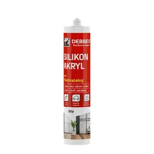Tmel silikon akrylový, RL, bílý, 280ml