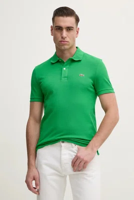 Bavlněné polo tričko Lacoste bílá barva, PH4012