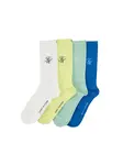 Tommy Hilfiger Underwear Ponožky  svetlomodrá / pastelovo žltá / svetlozelená / biela