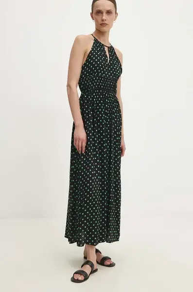 Šaty Answear.LAB černá barva, maxi